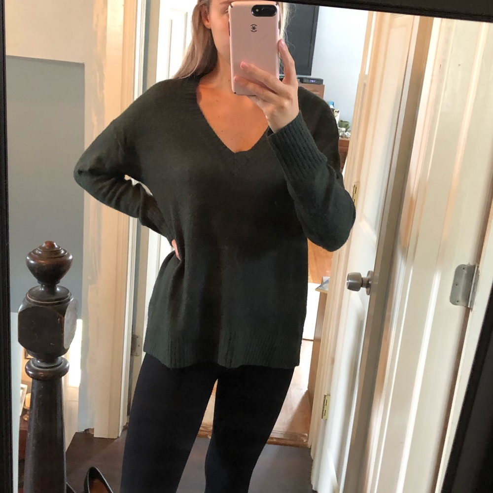 Oversized Green Sweater